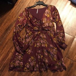Satin Free People dress